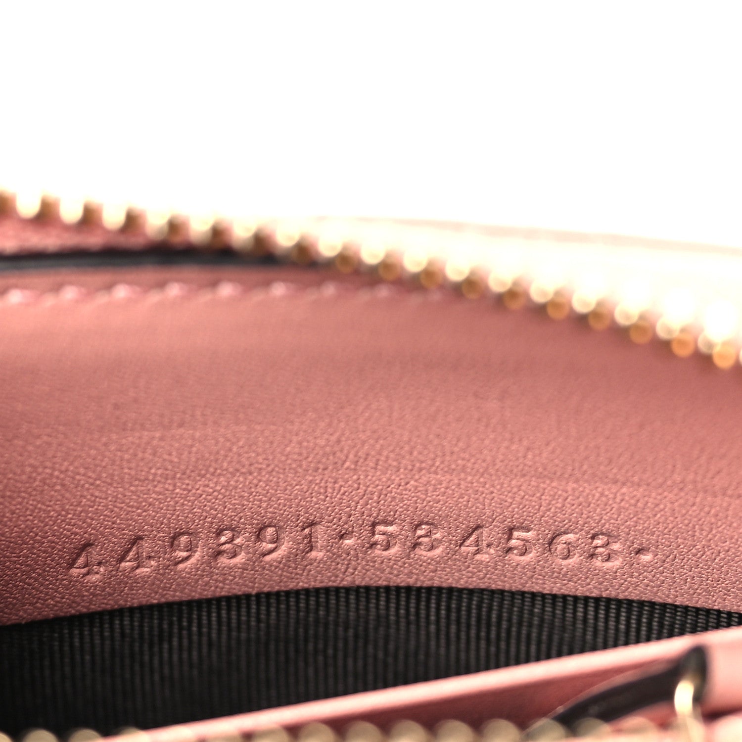 Gucci Microguccissima Zip Around Wallet Soft Pink 7 of 7