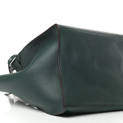 Celine Supple Grained Calfskin Small Big Bag Dark Green 8 of 9