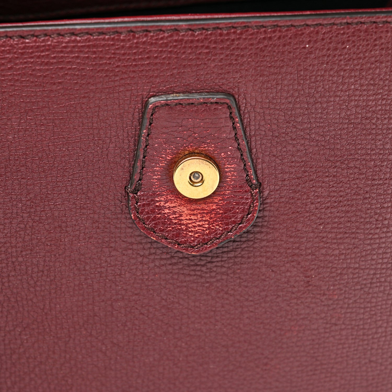 Burberry Derby Calfskin House Check Small Camberley Mahogany Red 11 of 14