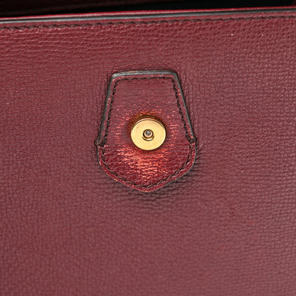 Burberry Derby Calfskin House Check Small Camberley Mahogany Red 11 of 14