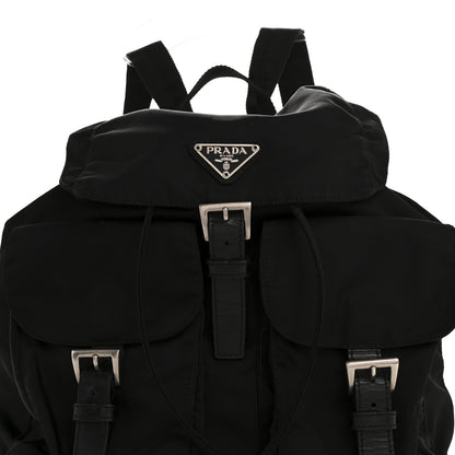 Prada Nylon Vela Medium Backpack Black 8 of 15