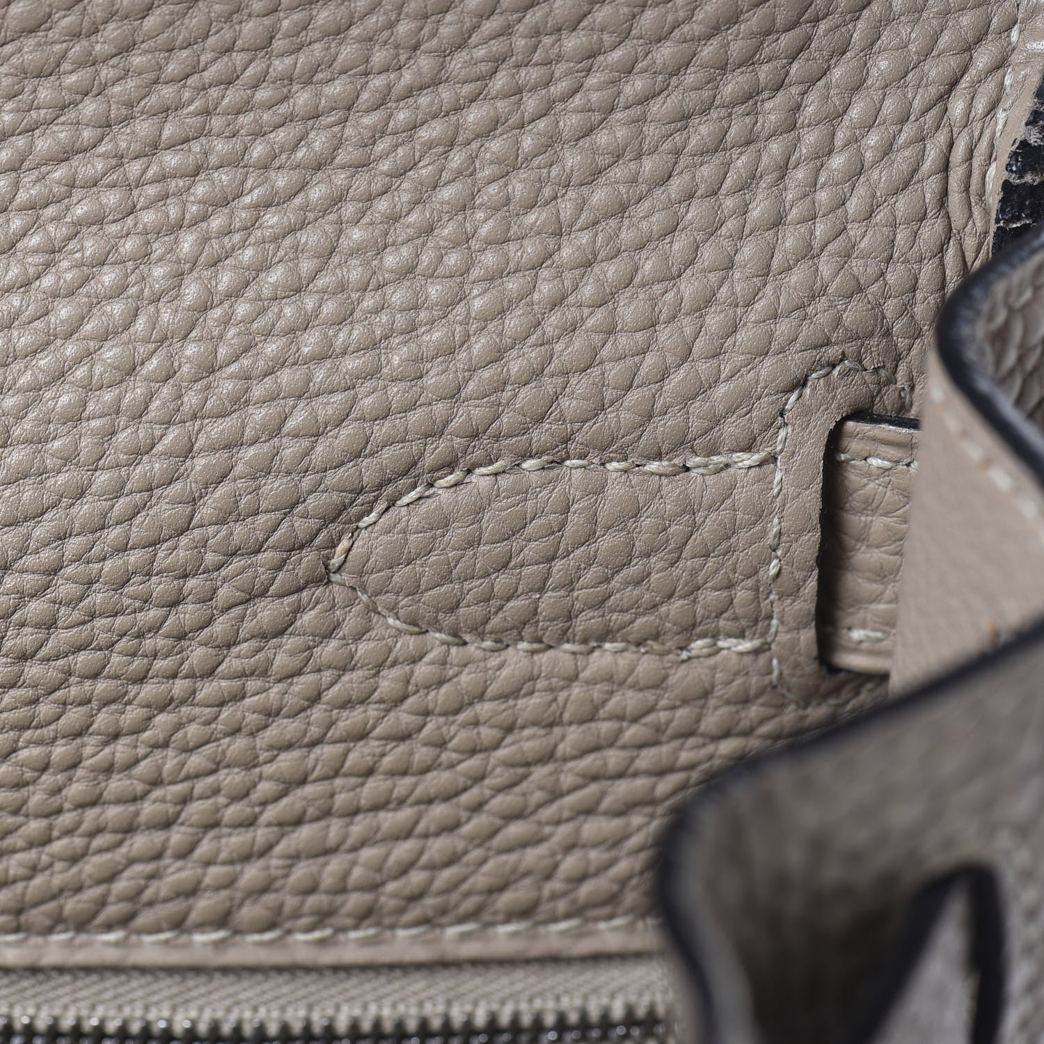 Hermes Togo Kelly Retourne 28 Gris Tourterelle 30 of 33