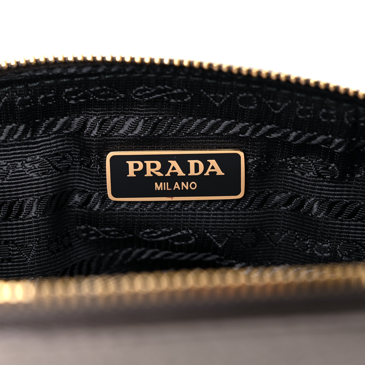 Prada Vitello Daino Cosmetic Pouch Argilla 6 of 8