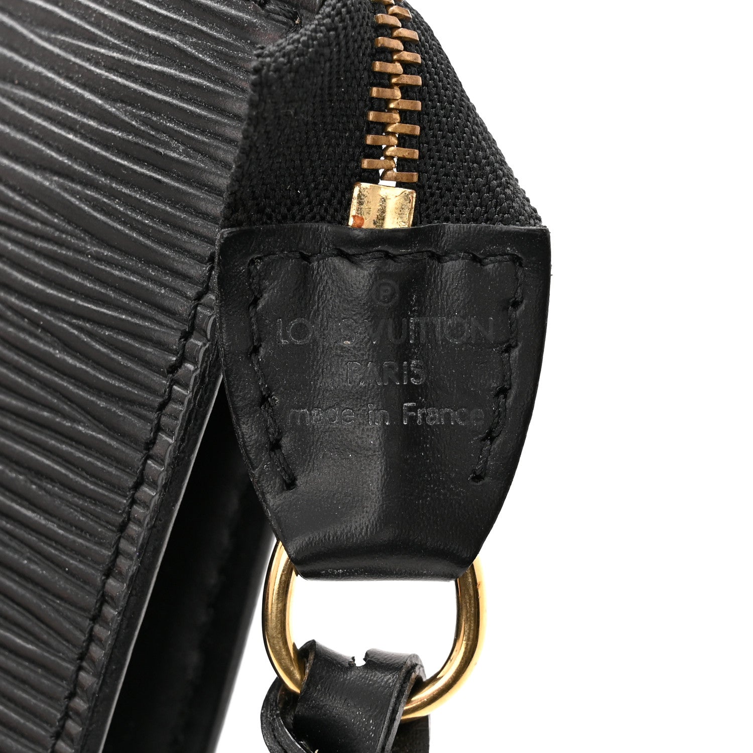 Louis Vuitton Epi Pochette Accessories 24 Black 6 of 10