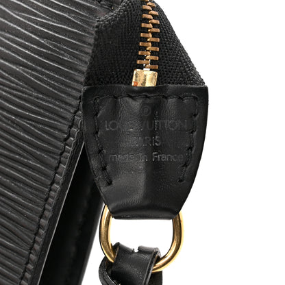 Louis Vuitton Epi Pochette Accessories 24 Black 6 of 10
