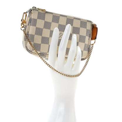 Louis Vuitton Damier Azur Mini Pochette Accessories 2 of 12