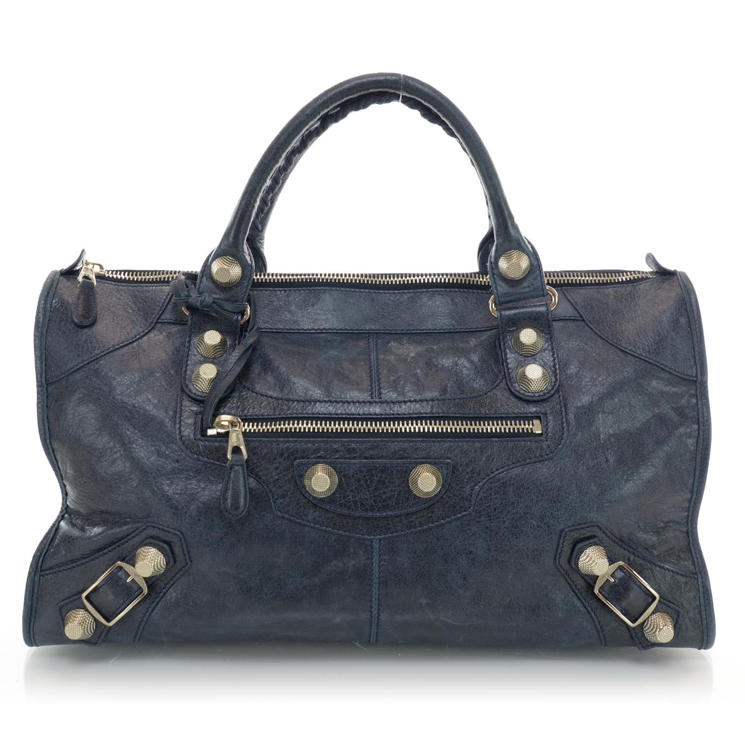 Balenciaga Agneau Giant 21 Silver Hardware Work Dark Night 1 of 8