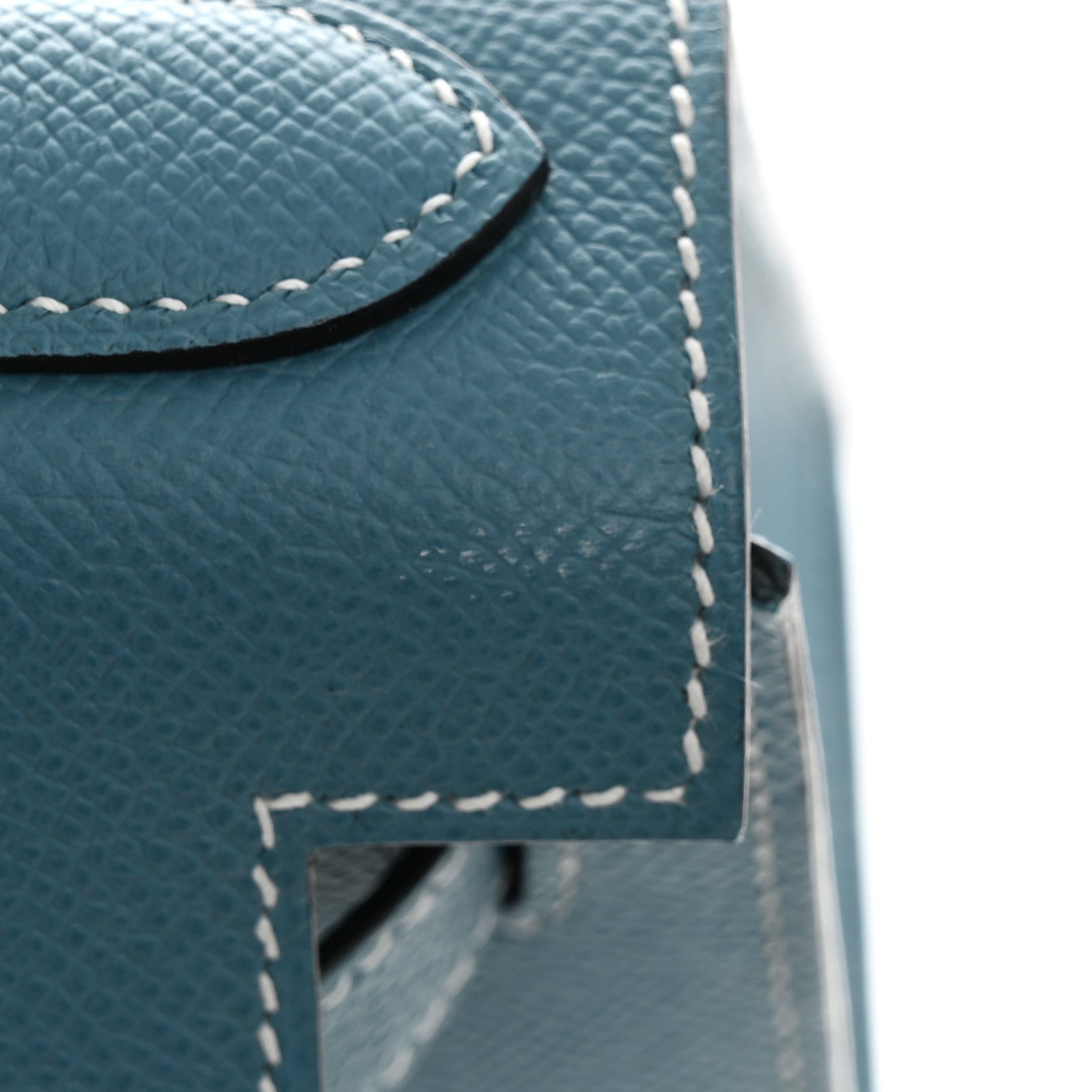 Hermes Epsom Kelly Sellier 28 New Blue Jean 14 of 15