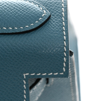 Hermes Epsom Kelly Sellier 28 New Blue Jean 14 of 15
