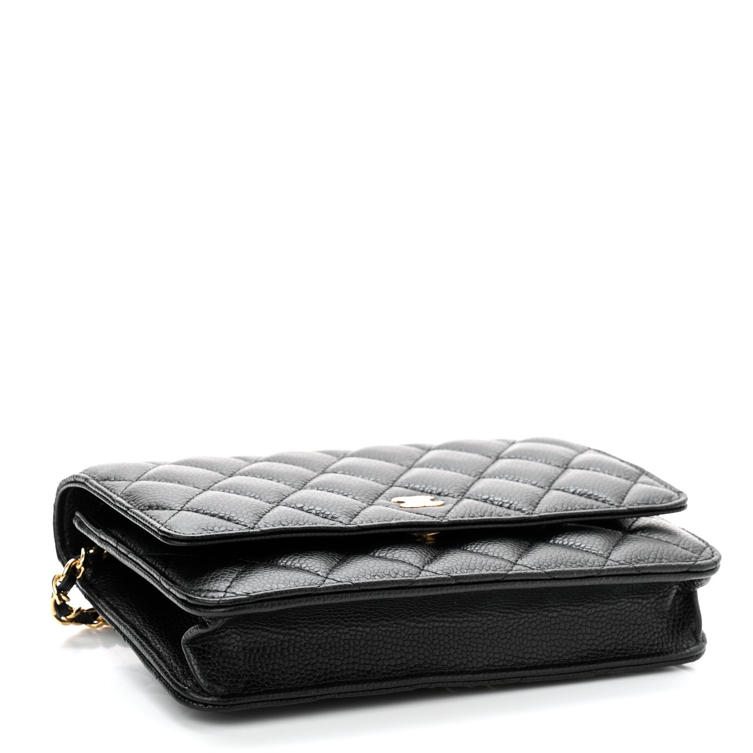 Chanel Caviar Quilted Wallet On Chain WOC Black 4 of 12