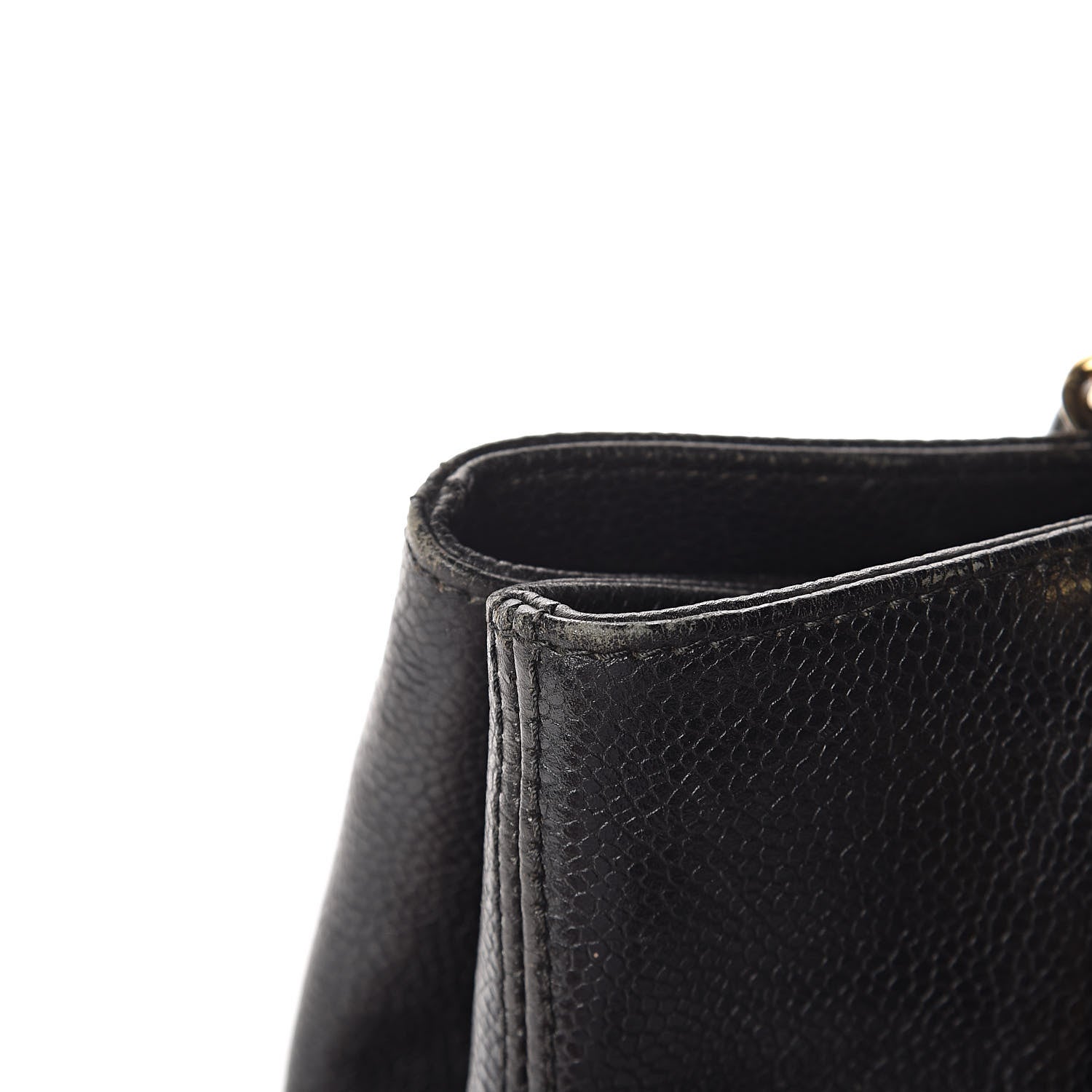 Chanel Caviar CC Shoulder Bag Black 10 of 18
