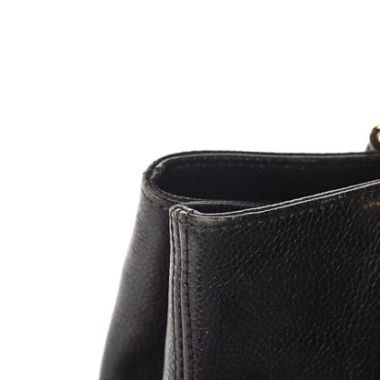 Chanel Caviar CC Shoulder Bag Black 10 of 18