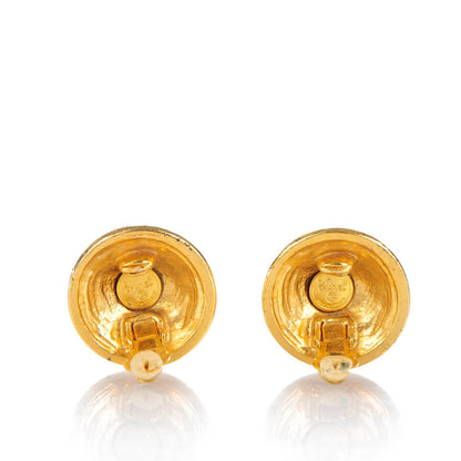 Chanel CC Clip On Earrings Gold 3 of 4