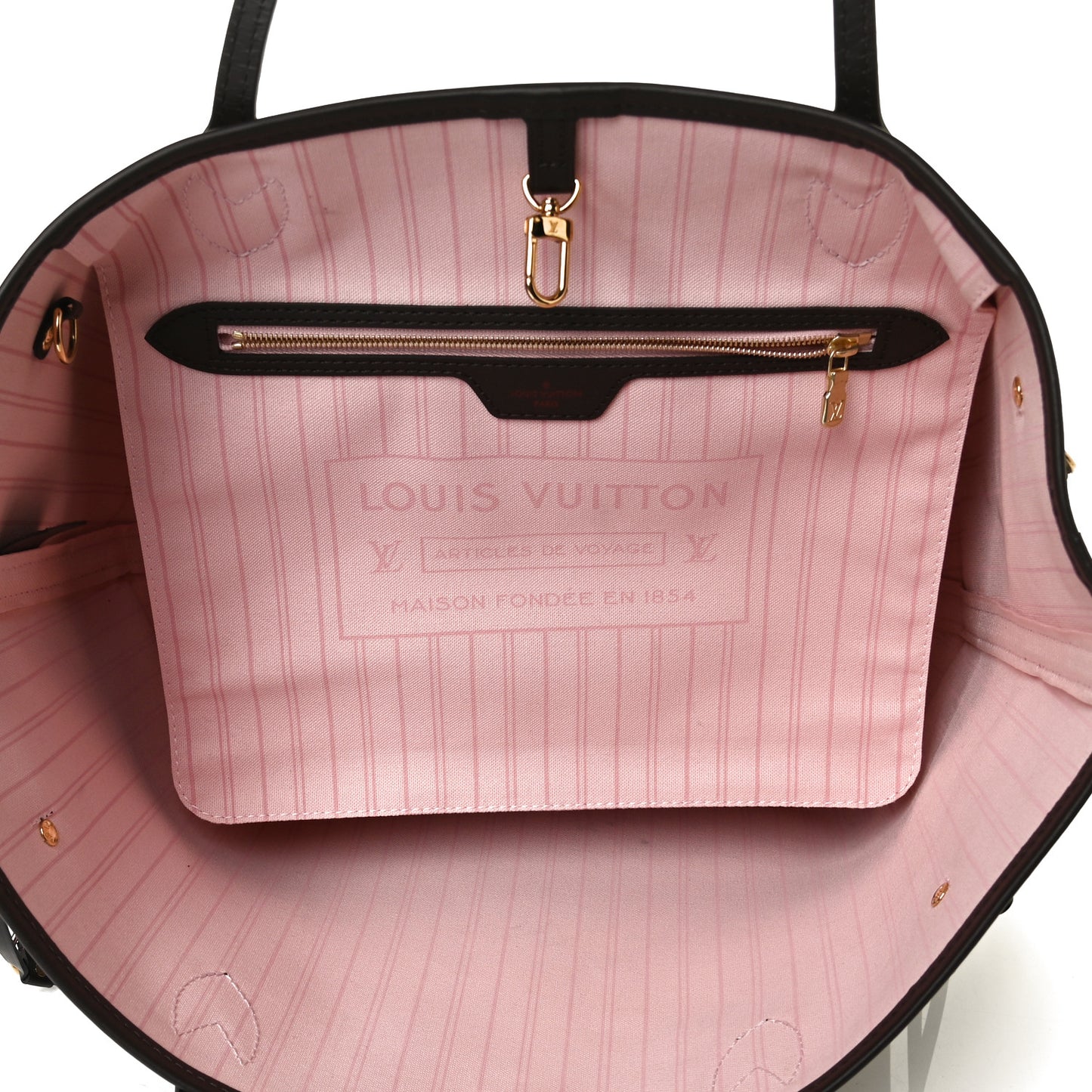Damier Ebene Neo Neverfull MM Rose Ballerine