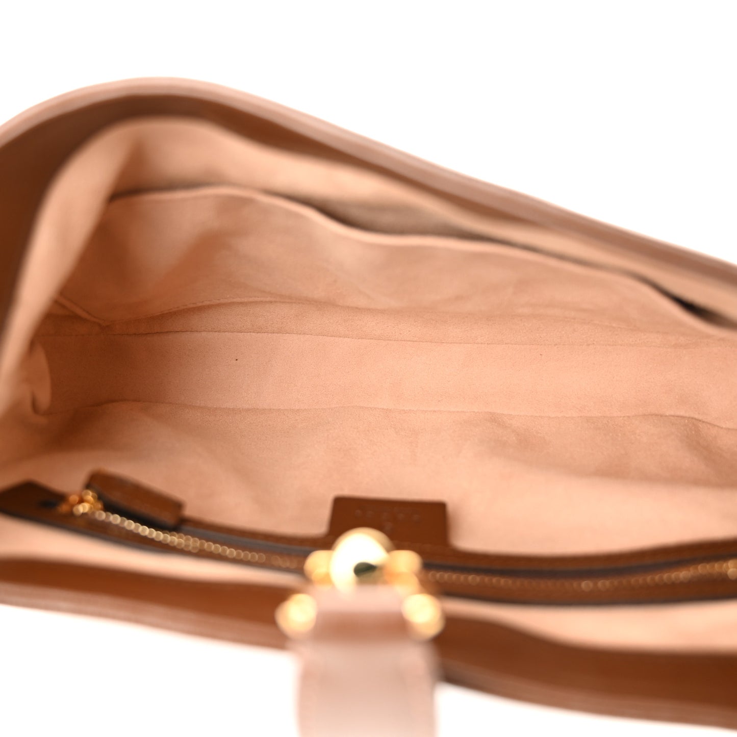 GG Supreme Monogram Azalea Calfskin Web Small Jackie 1961 Hobo Beige Ebony Brown Sugar