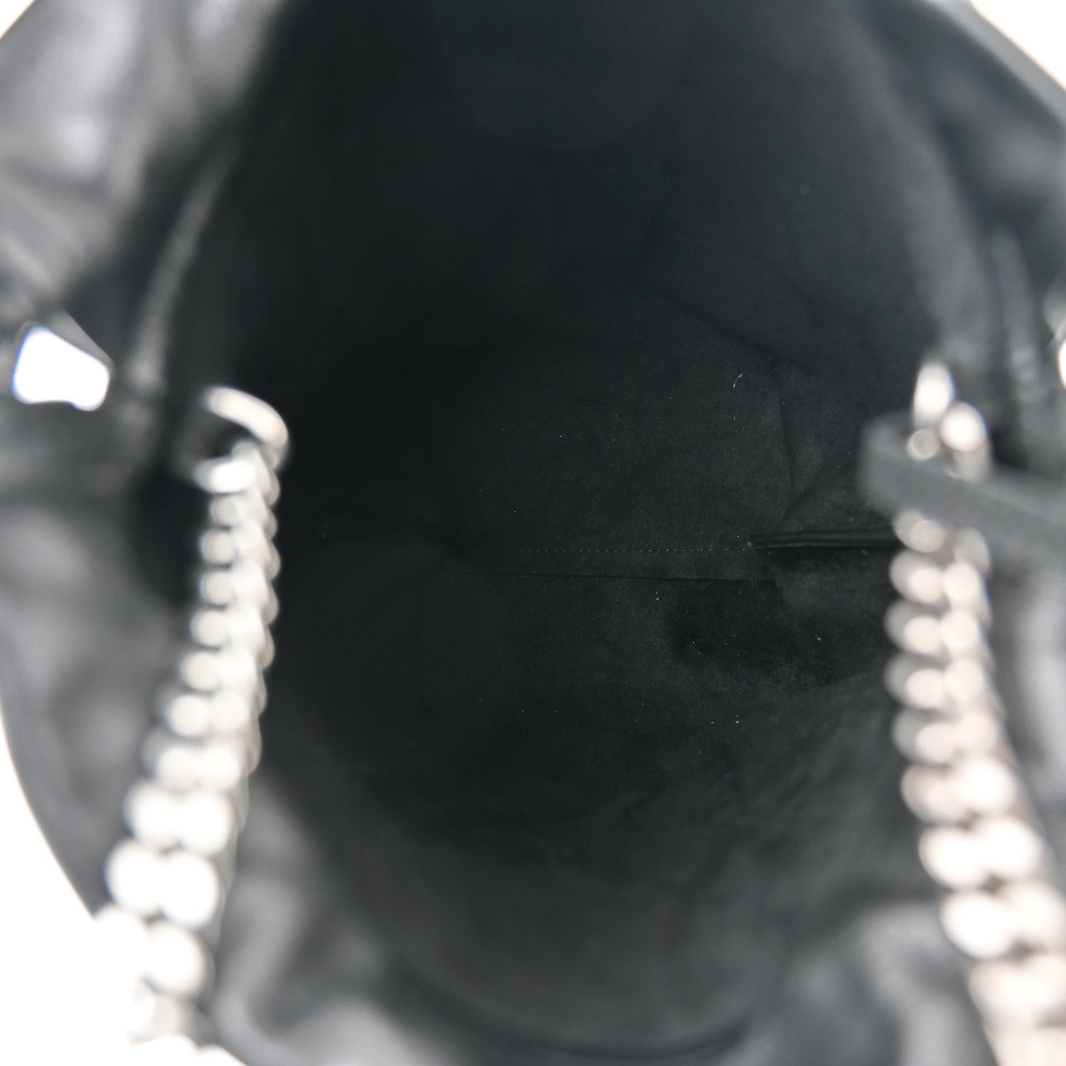 Saint Laurent Lambskin Small Teddy Bucket Bag Black 6 of 12