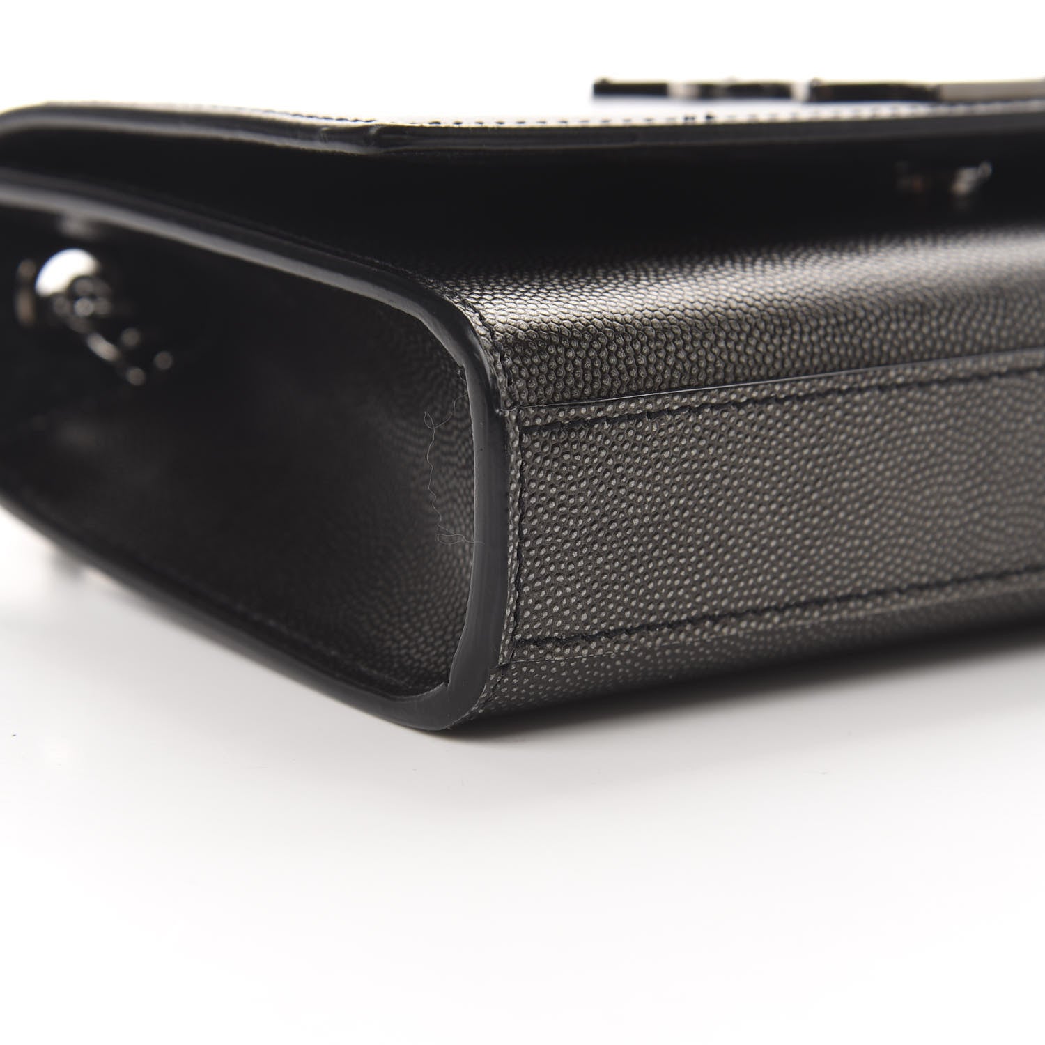 Saint Laurent Grain De Poudre Small Monogram Kate Satchel Earth 9 of 11