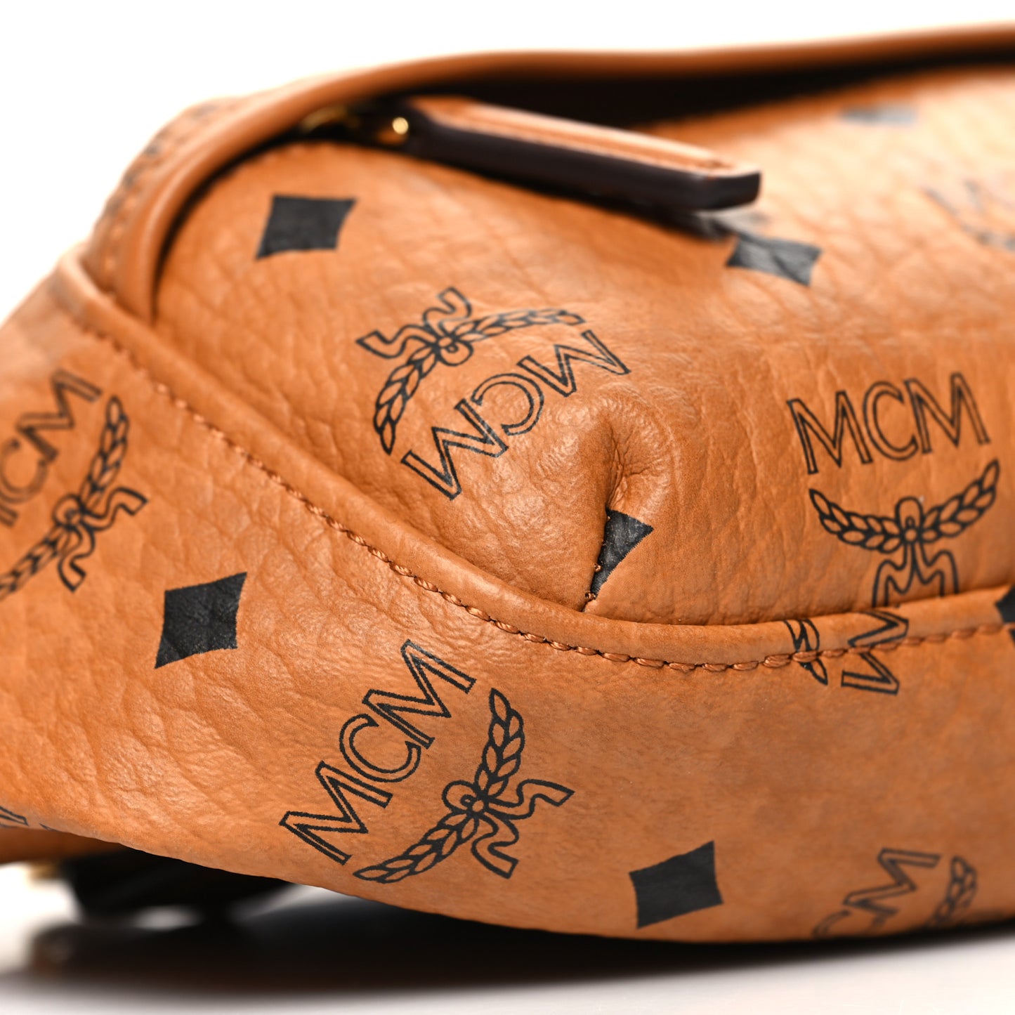 Visetos Small Crossbody Bag Cognac