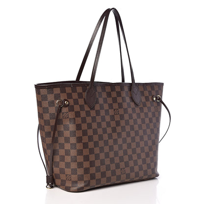 Louis Vuitton Damier Ebene Neo Neverfull MM Rose Ballerine 4 of 16