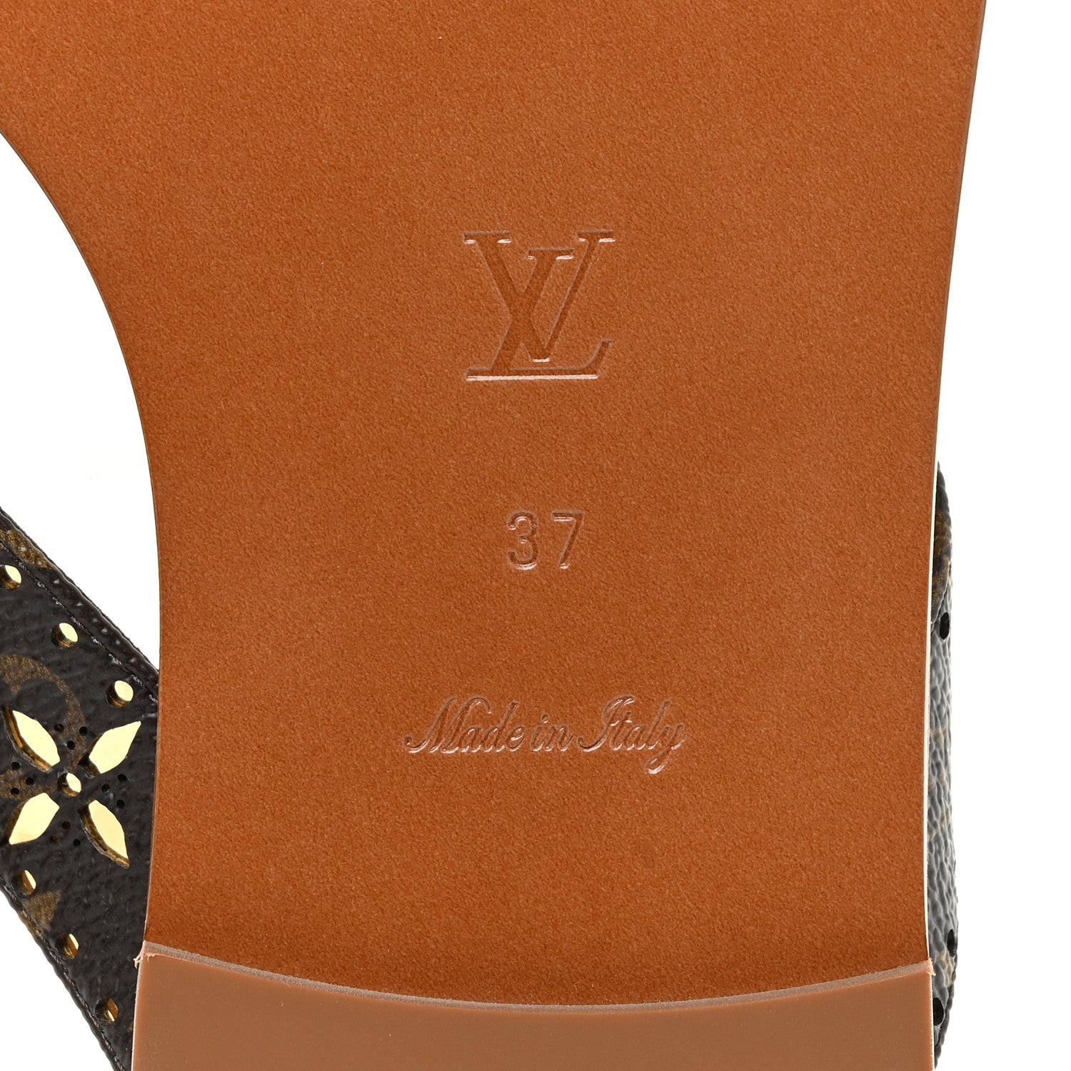 Louis Vuitton Monogram Sunny Flat Thong Sandals 37 Brown 9 of 12
