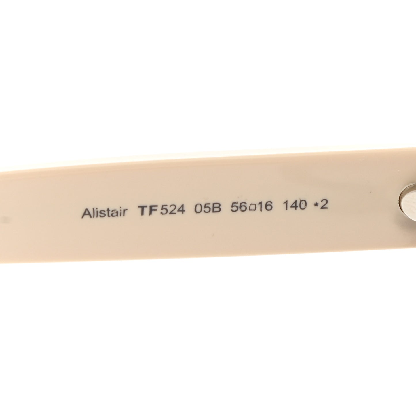 Acetate Alistair Cat Eye Sunglasses TF524 Black Beige