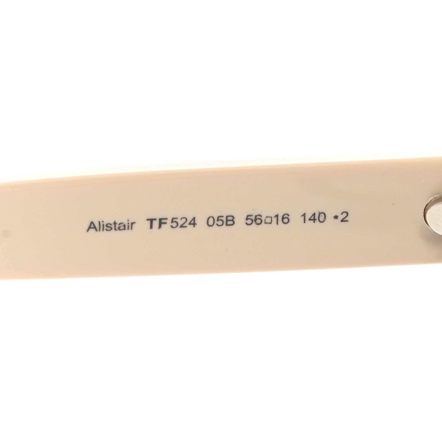 Tom Ford Acetate Alistair Cat Eye Sunglasses TF524 Black Beige 6 of 8