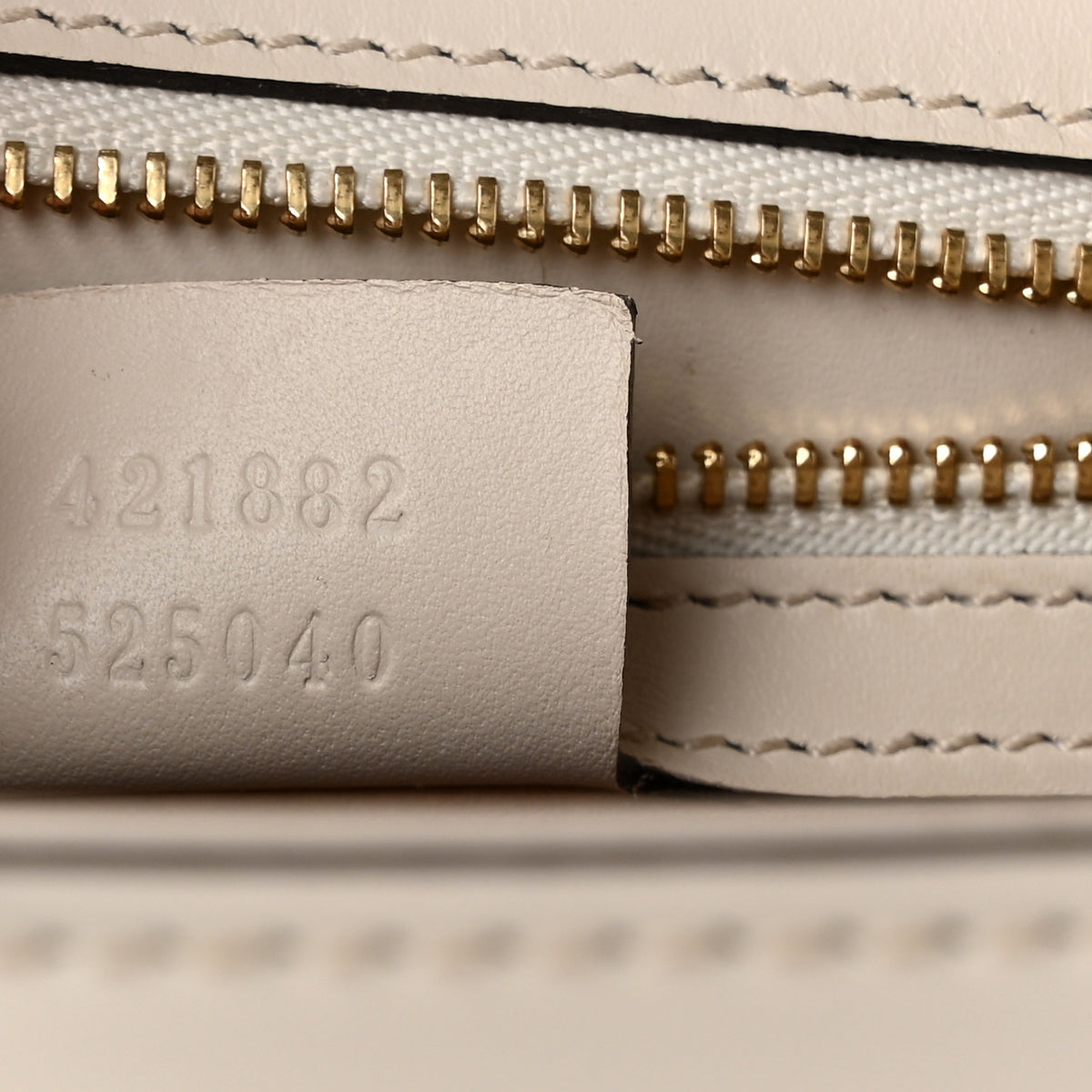 Gucci Calfskin Small Sylvie Shoulder Bag Off White 7 of 12