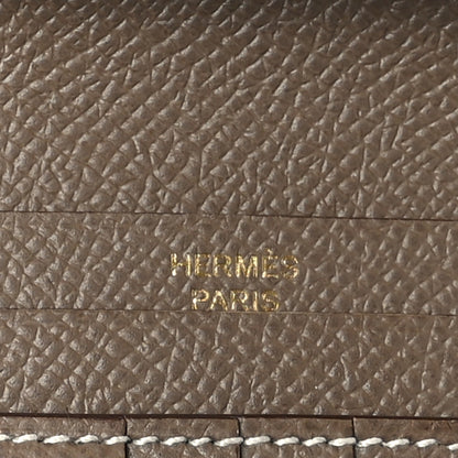 Hermes Epsom Bearn Compact Wallet Etoupe 7 of 8