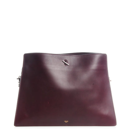 Celine Smooth Calfskin New Shoulder Bag Burgundy 1 of 7