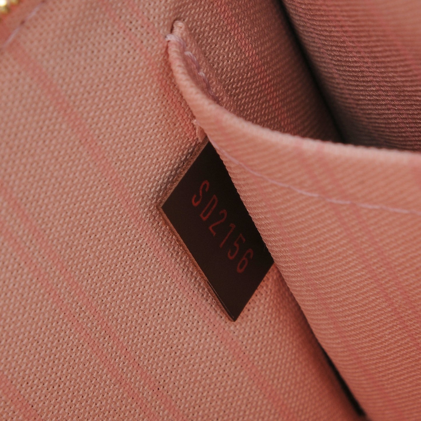 Damier Ebene Neverfull MM GM Pochette Rose Ballerine