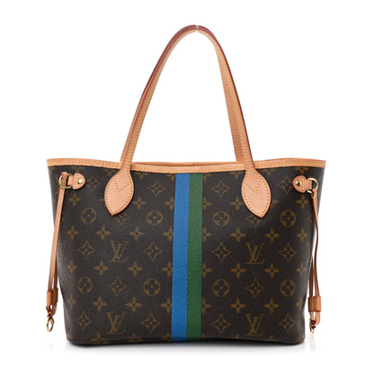Louis Vuitton Monogram My LV Heritage Neverfull PM Bleu Clair Vert 1 of 11