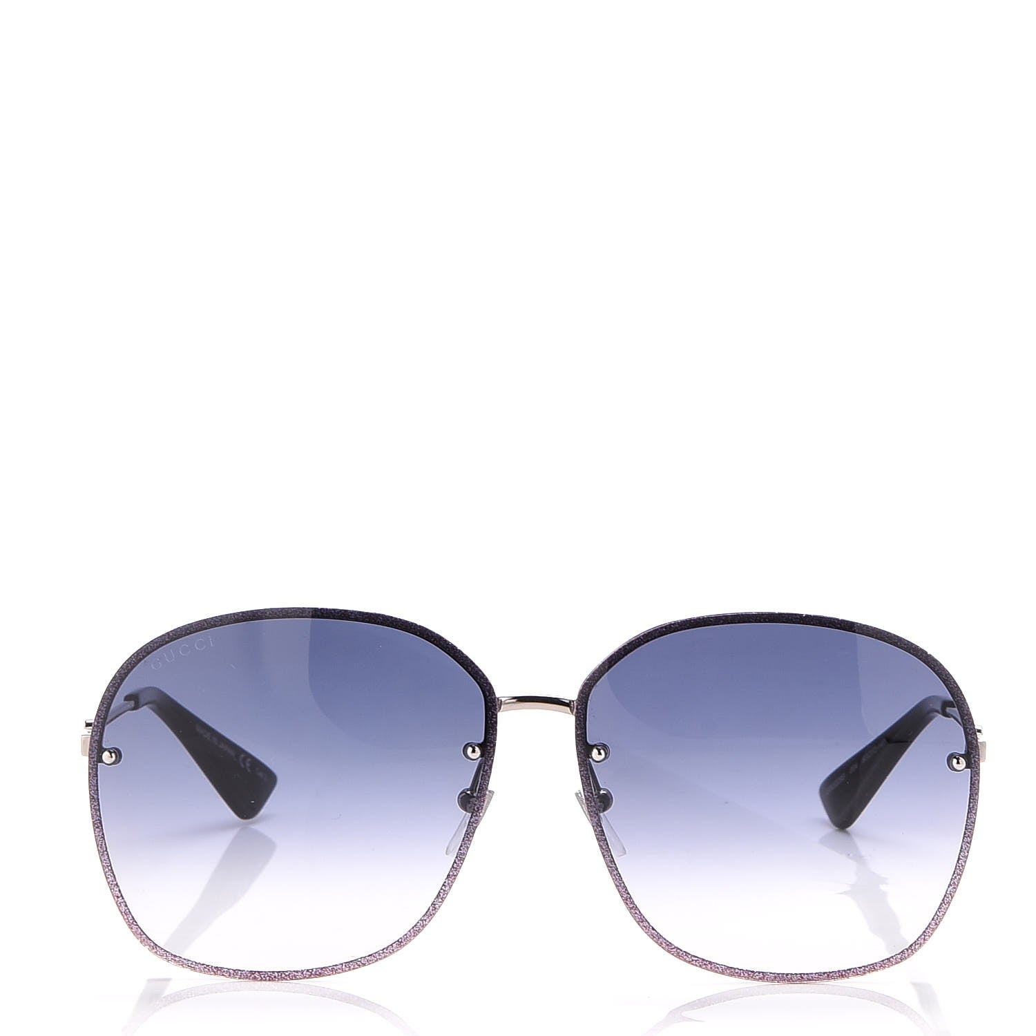 Gucci Square Frame Sunglasses GG0228S Purple 2 of 9