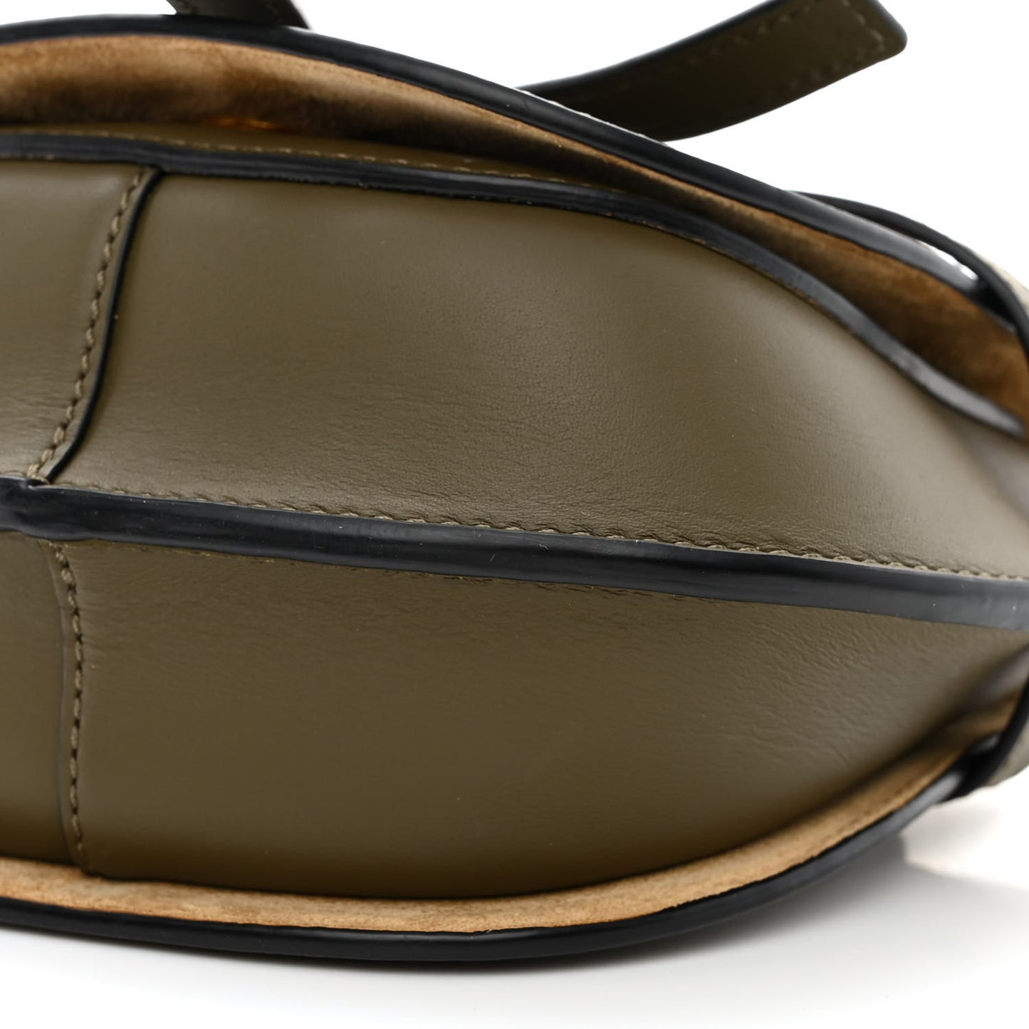 Calfskin Jacquard Mini Gate Dual Bag Autumn Green