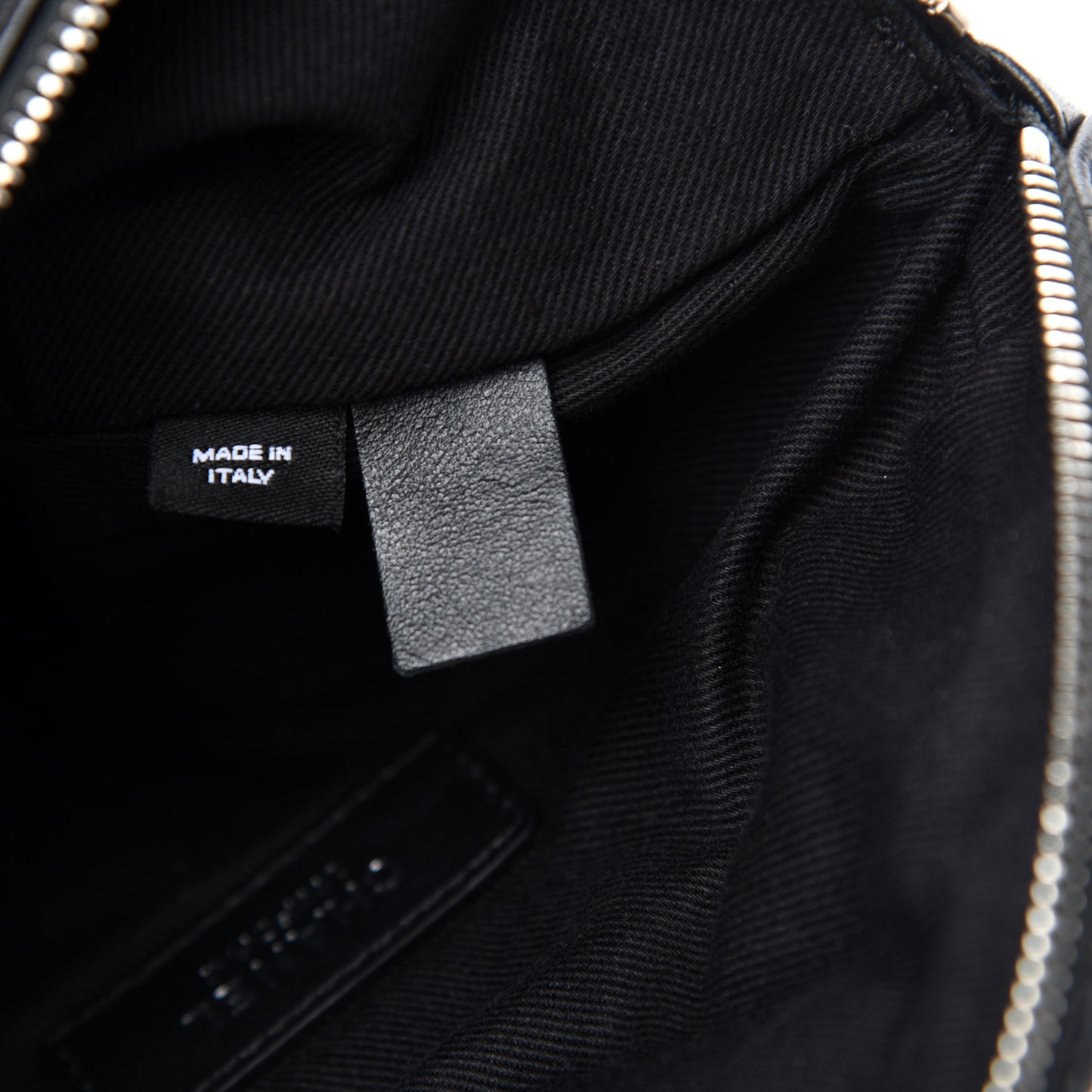 Grained Calfskin Quilted Waist Belt Bag Black