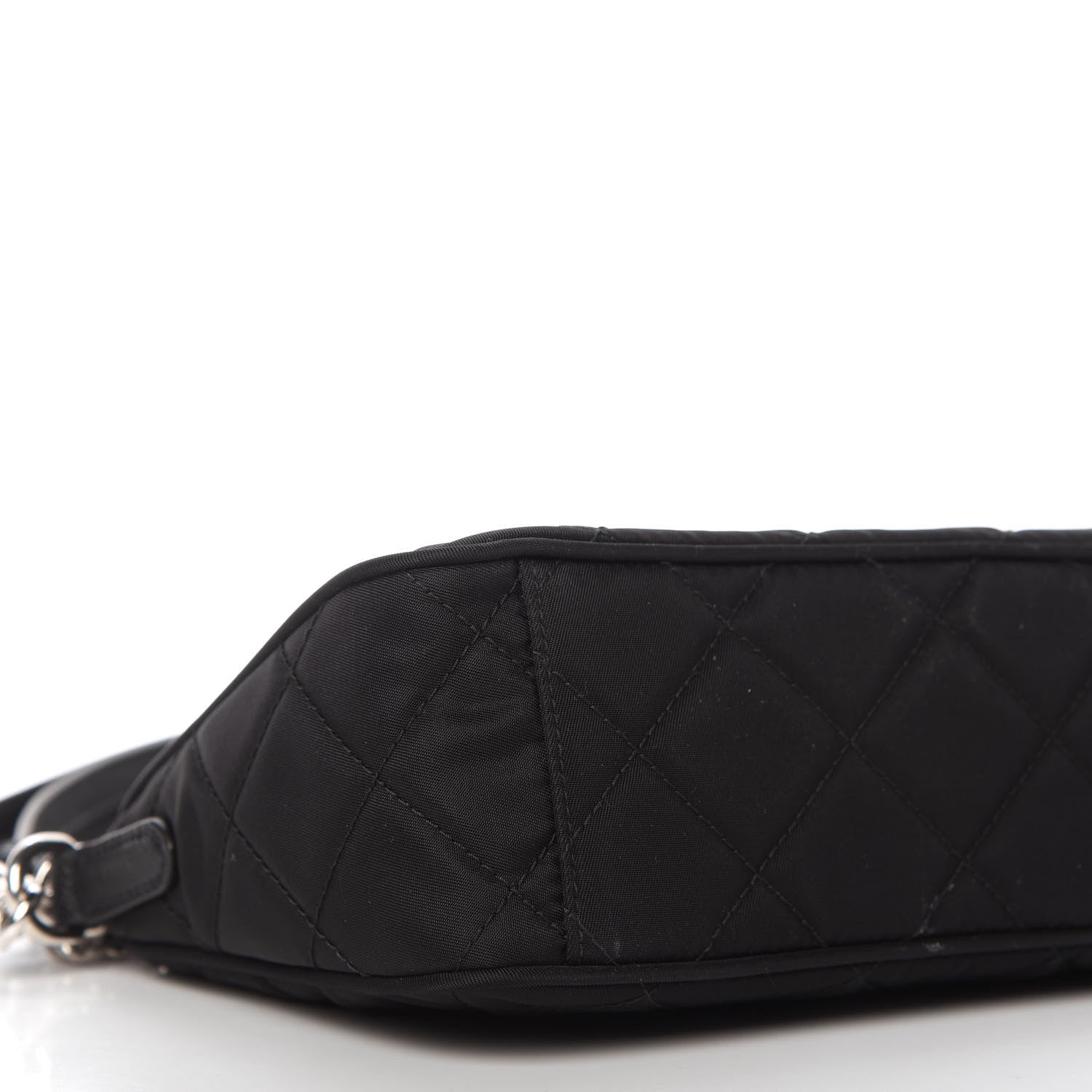 Prada Nylon Tessuto Impuntu Quilted Crossbody Bag Black 7 of 11