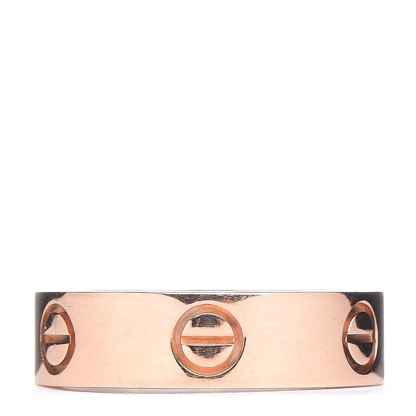 18K Pink Gold 5.5mm LOVE Ring 55 7.25