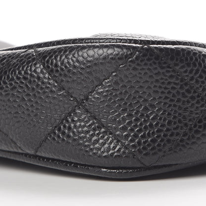 Chanel Caviar Quilted CC Shoulder Bag Black 10 of 11