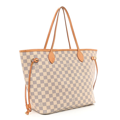 Louis Vuitton Damier Azur Neo Neverfull MM Rose Ballerine 3 of 11
