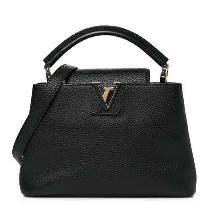 Louis Vuitton Taurillon Capucines BB Black 1 of 9