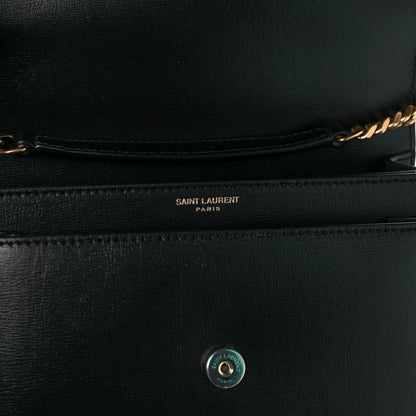 Saint Laurent Calfskin Medium Monogram Sunset Black 6 of 12