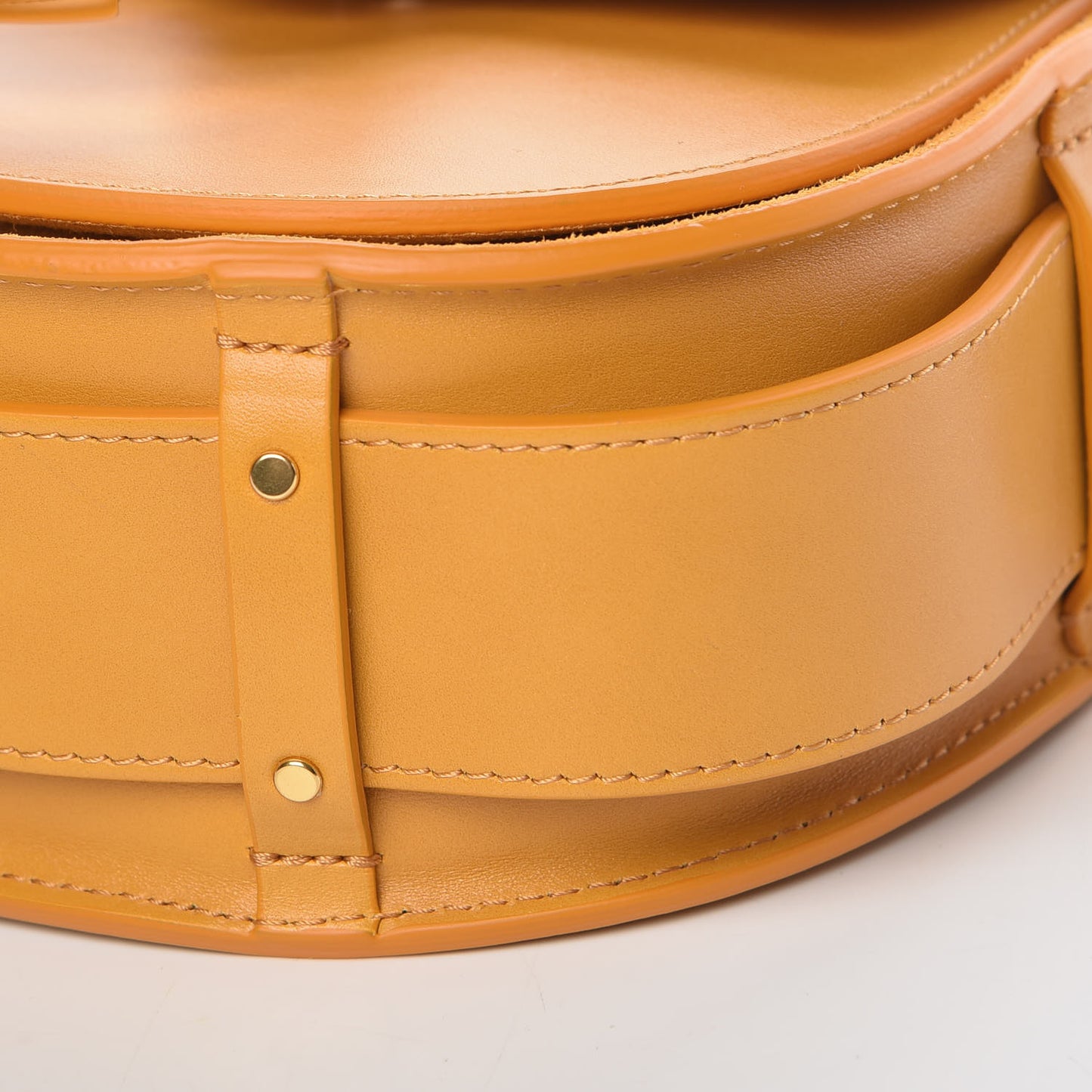 Calfskin Small Tess Bag Burning Camel