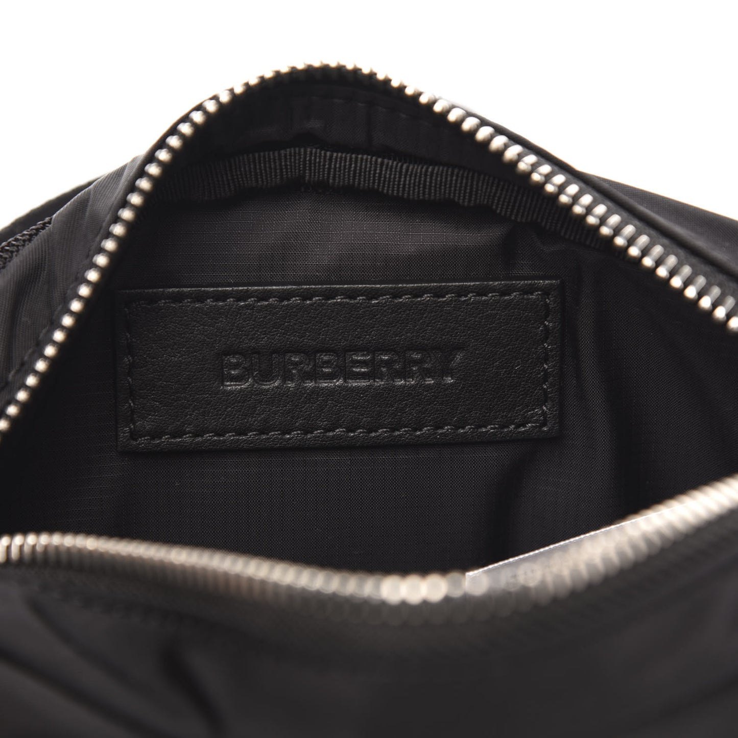 Econyl Logo Print Small Cannon Bum Bag Black