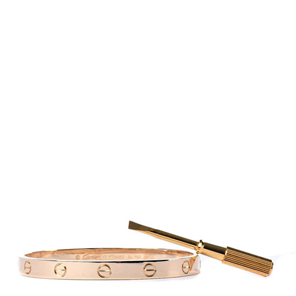 Cartier 18K Yellow Gold LOVE Bracelet 17 6 of 7
