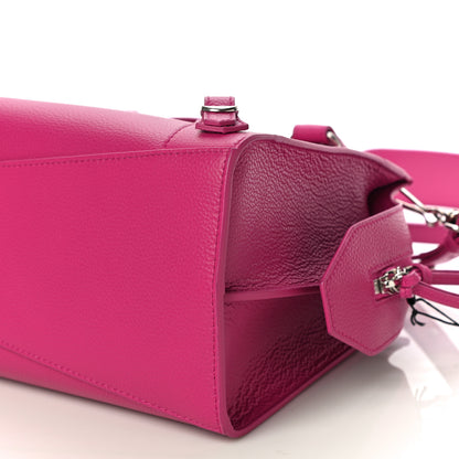 Balenciaga Grained Calfskin Neo Classic Silver Hardware S City Fuchsia 9 of 9