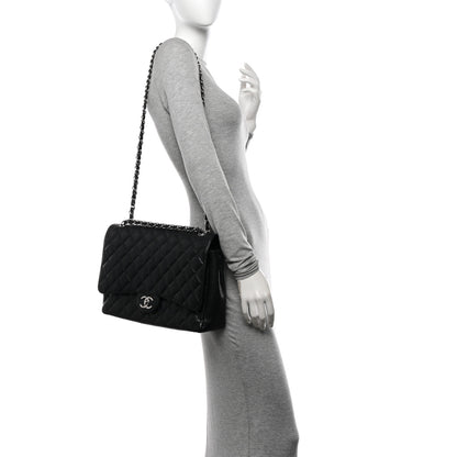 Chanel Caviar Quilted Maxi Double Flap Black 2 of 16