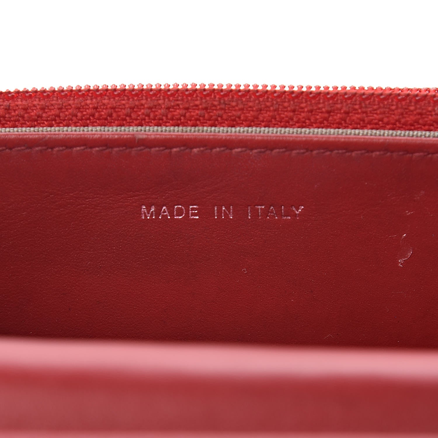 Chanel Patent Quilted Brilliant Wallet On Chain WOC Red 7 of 20