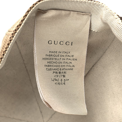 Gucci Monogram Jumbo GG Baseball Hat XL 59 Camel Ebony 9 of 9