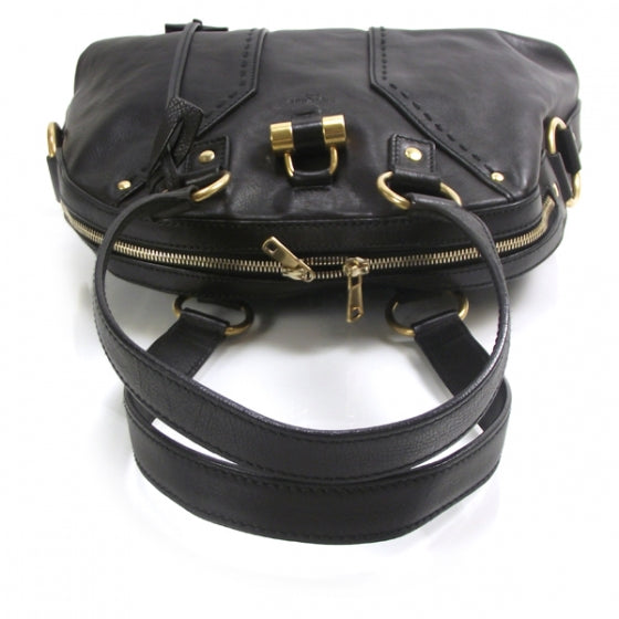 Leather Small Muse Black