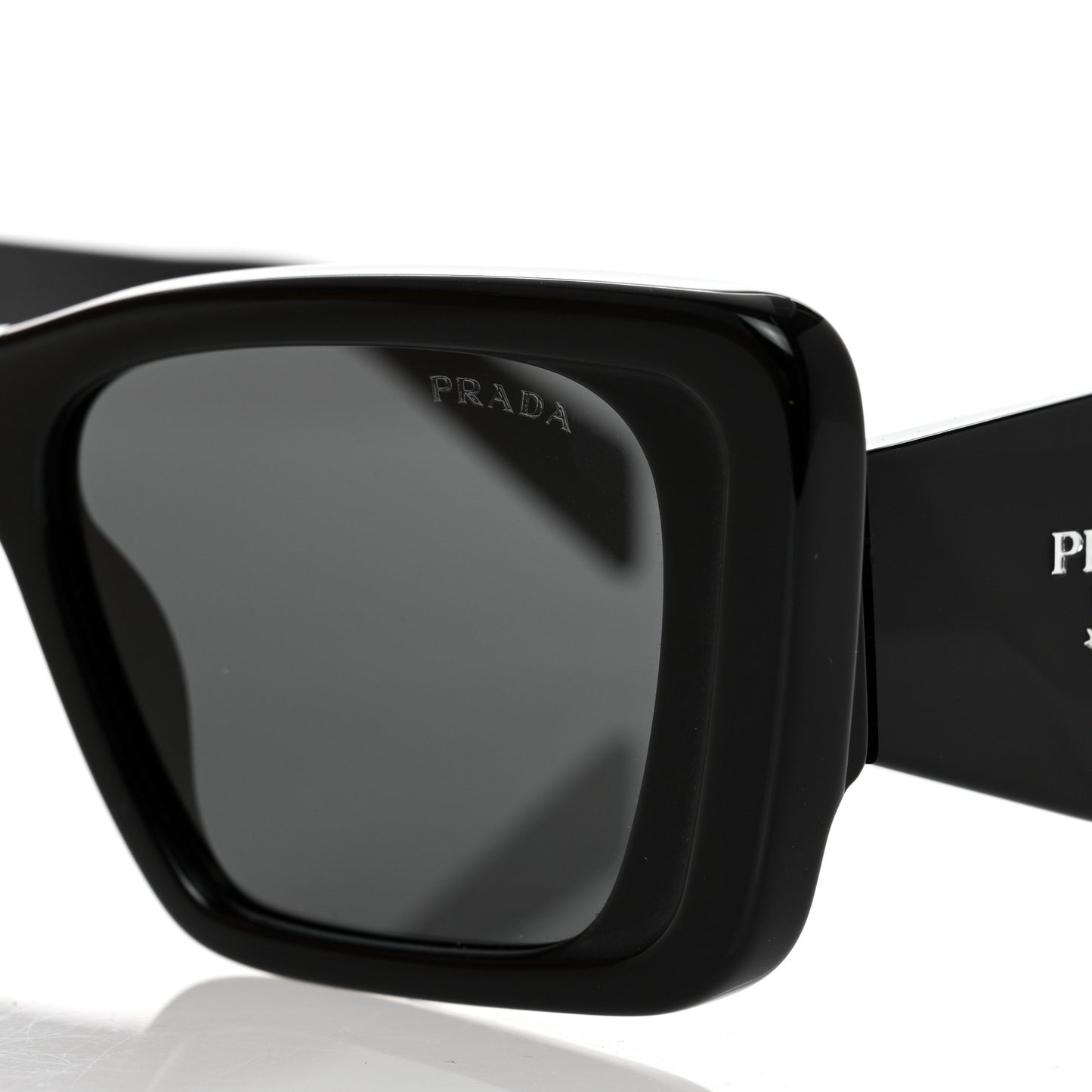 Acetate Symbole Sunglasses SPR 08Y Black