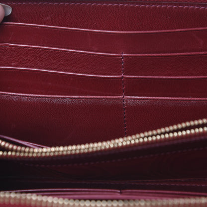 Valentino Garavani Patent Zip Around Wallet Red 8 of 12